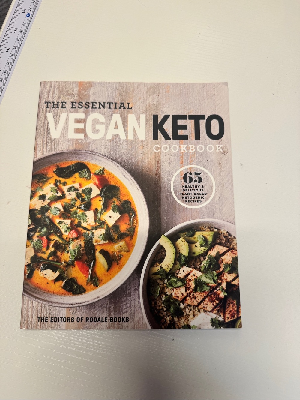 The Essential Vegan Keto Cookbook - White Cover